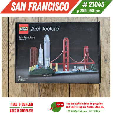 LEGO® Architecture San Francisco 21043 – Skyline Set