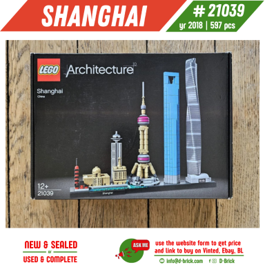 LEGO® Architecture Shanghai 21039 – Skyline Set