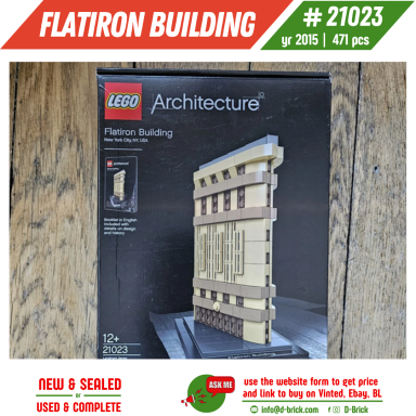LEGO® Architecture Flatiron Building 21023 – New York Landmark