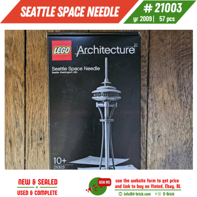 LEGO® Architecture Seattle Space Needle 21003 – Landmark Build