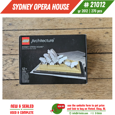 LEGO® Architecture Sydney Opera House 21012 – Landmark Set