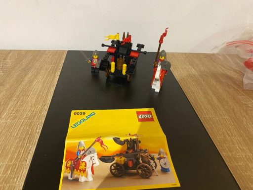 Lego 6039 Castle Lion Knights Twin-Arm Launcher Catapult